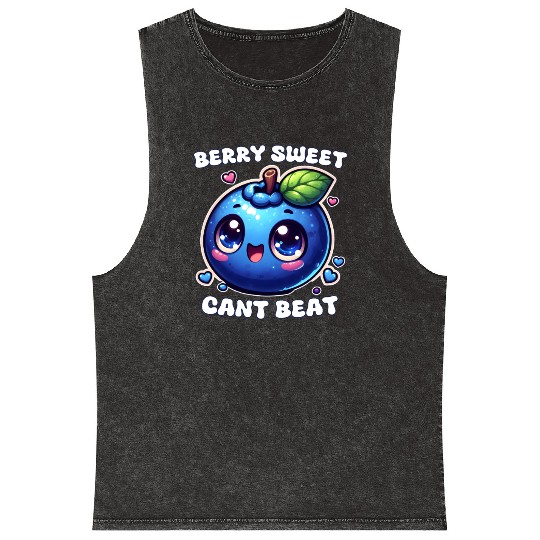Berry Sweet Cant Beat Mineral Wash Tank Tops