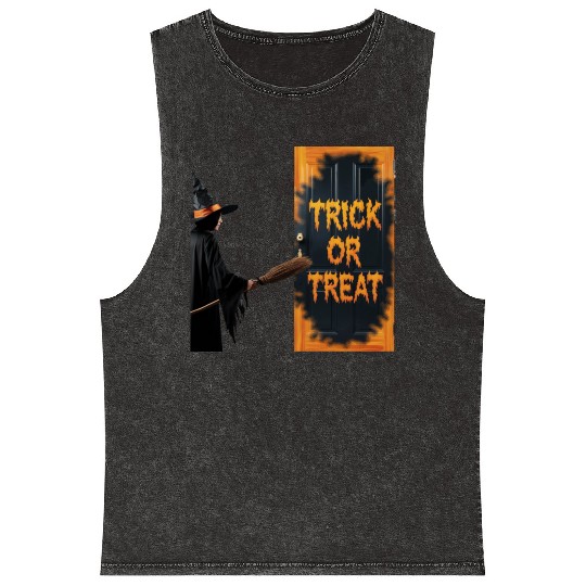 Witching Hour: Trick or Treat Mineral Wash Tank Tops