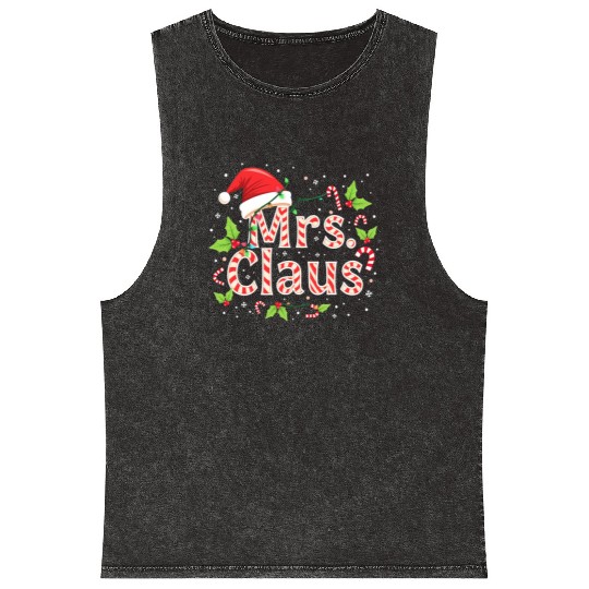 MRS CLAUS Mineral Wash Tank Tops