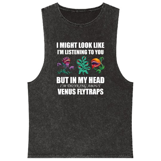 Venus flytrap lover's life! Mineral Wash Tank Tops
