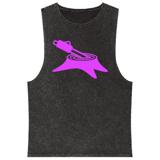 Chainsaw Tree Felling Lumberjack Forest Stump Wood Mineral Wash Tank Tops
