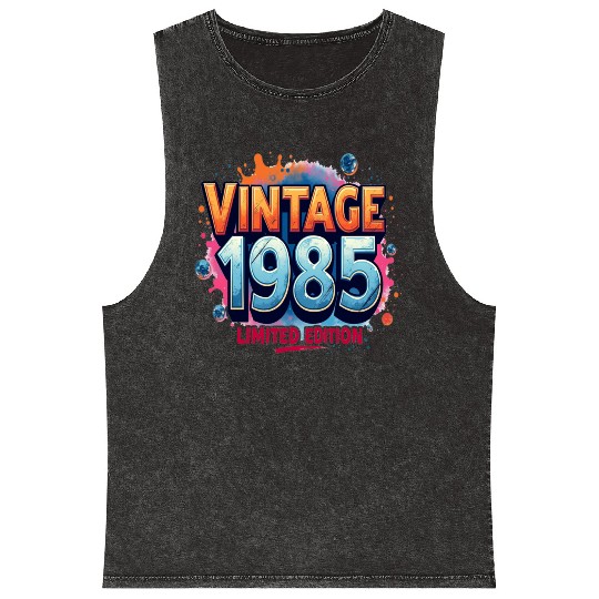 vintage 1985 limited edition Mineral Wash Tank Tops