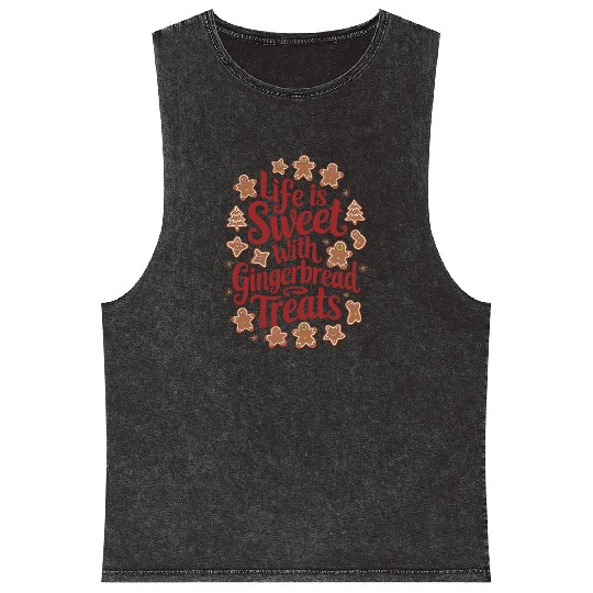 Life is sweat with Ginger Bread Mineral Wash Tank Tops