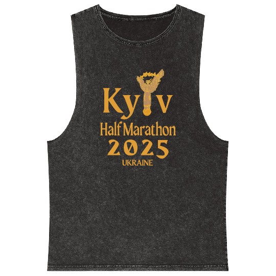 Kyiv Half Marathon – 2025 – Ukraine Mineral Wash Tank Tops
