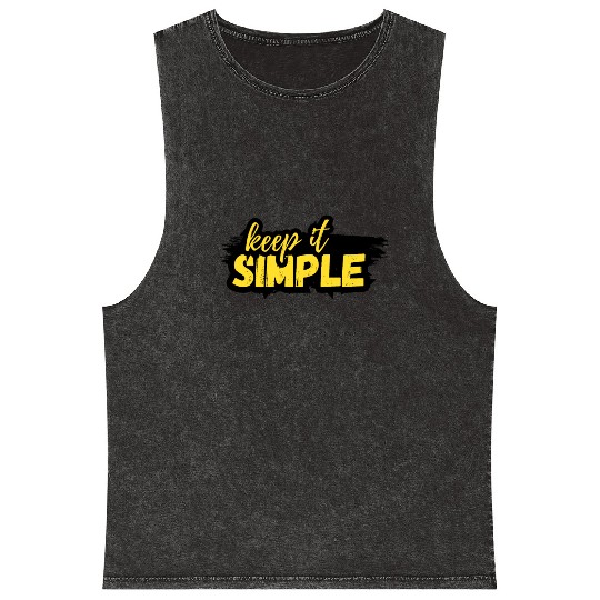 Keep it Simple Mineral Wash Tank Tops