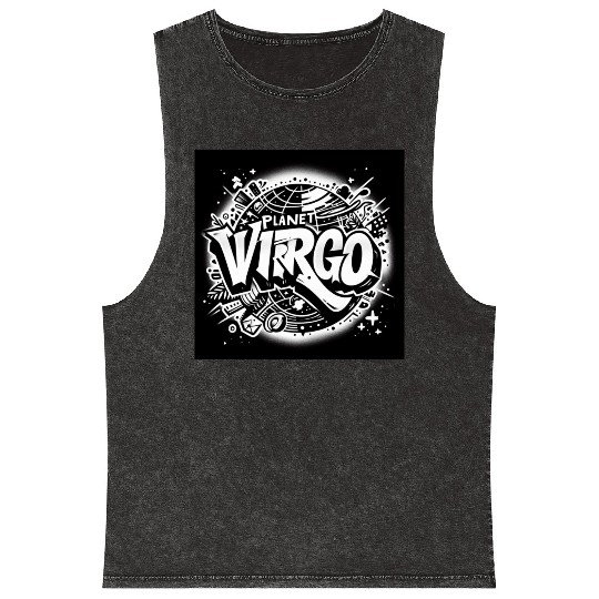 Cosmic Street: Virgo Mineral Wash Tank Tops