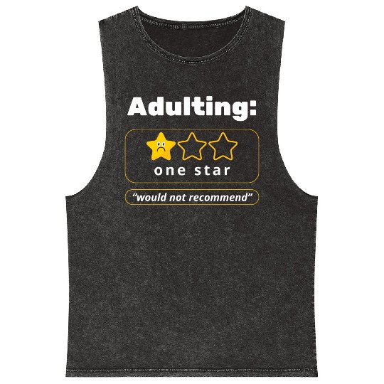 Adulting! Mineral Wash Tank Tops