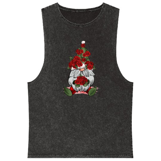 Gnomes Valentines Revelin, Valentines Retro Mineral Wash Tank Tops