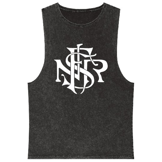 Our Lady of the Rosary of Fátima - NSRF monogram Mineral Wash Tank Tops