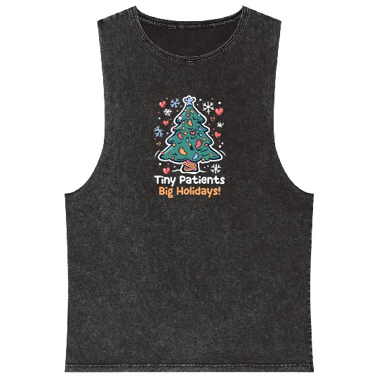 NICU Christmas Tiny Patients, Big Holidays! Mineral Wash Tank Tops