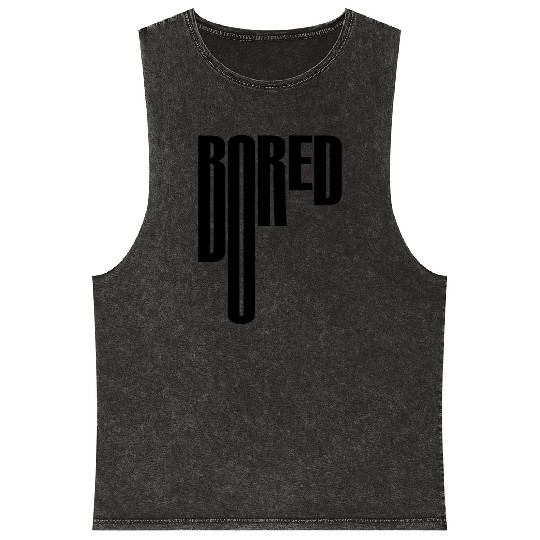 Bored Mineral Wash Tank Tops