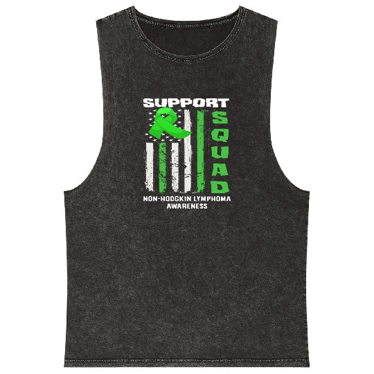Non-Hodgkin Lymphoma Awareness Support Squad Mineral Wash Tank Tops
