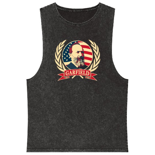 President James Abraham Garfield Mineral Wash Tank Tops