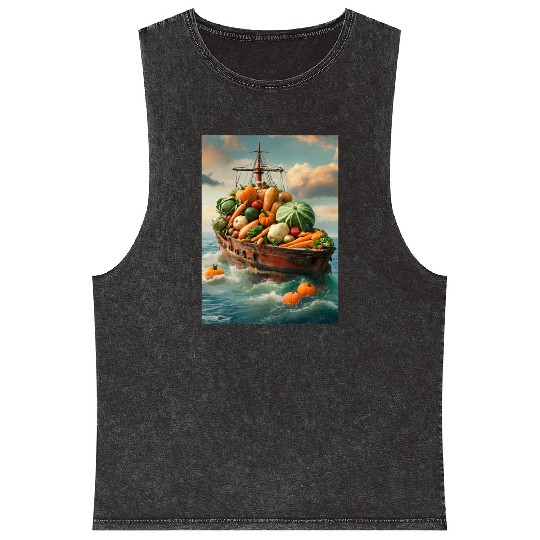 Harvest High Seas Mineral Wash Tank Tops