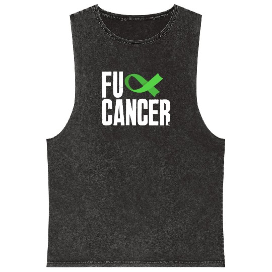 Non-Hodgkin Lymphoma Awareness Fuck Cancer Mineral Wash Tank Tops