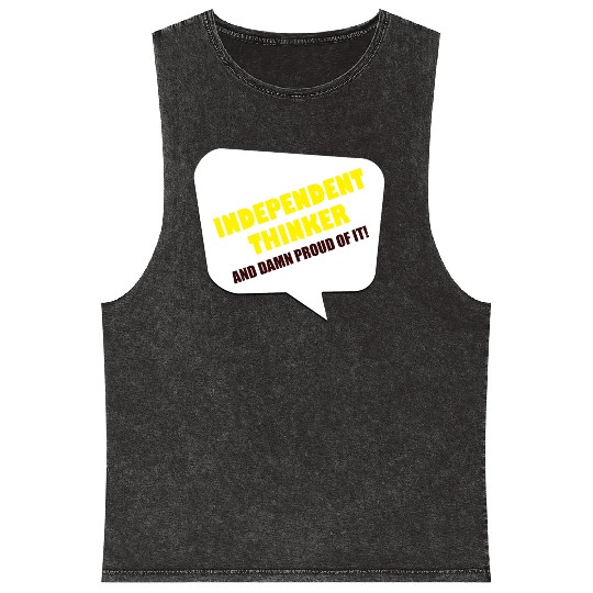 Independent Thinker Mineral Wash Tank Tops