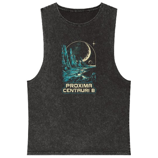 Exoplanet Universe Space Astronomer Astronomy Mineral Wash Tank Tops