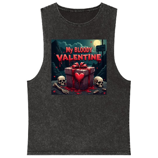 My bloody Valentine Mineral Wash Tank Tops