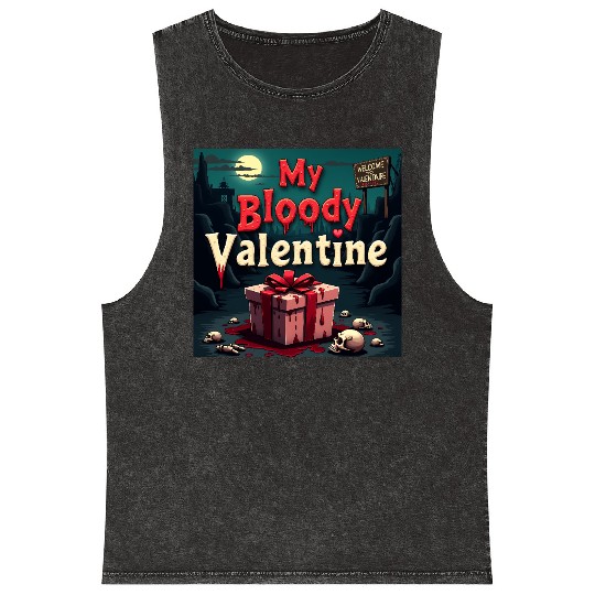 My bloody Valentine Mineral Wash Tank Tops