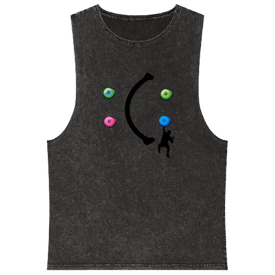 bouldering, boulderer, gift, cool, climbing wall, Mineral Wash Tank Tops