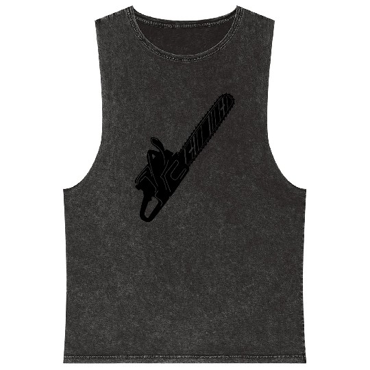 Chainsaw woodcutter, Mineral Wash Tank Tops