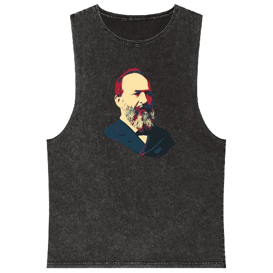 President James Abraham Garfield Mineral Wash Tank Tops