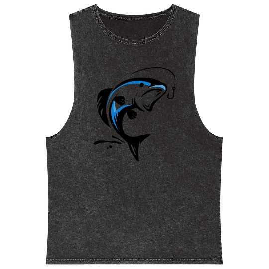 modern fish design Mineral Wash Tank Tops