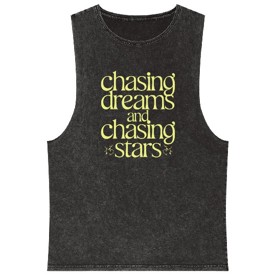 Sagittarius Zodiac Chasing Dreams And Chasing Mineral Wash Tank Tops