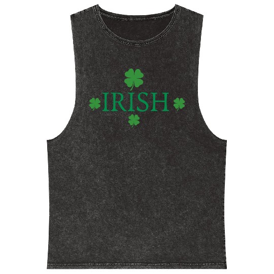 st patricks day;Ireland;irish music;st patrick Mineral Wash Tank Tops