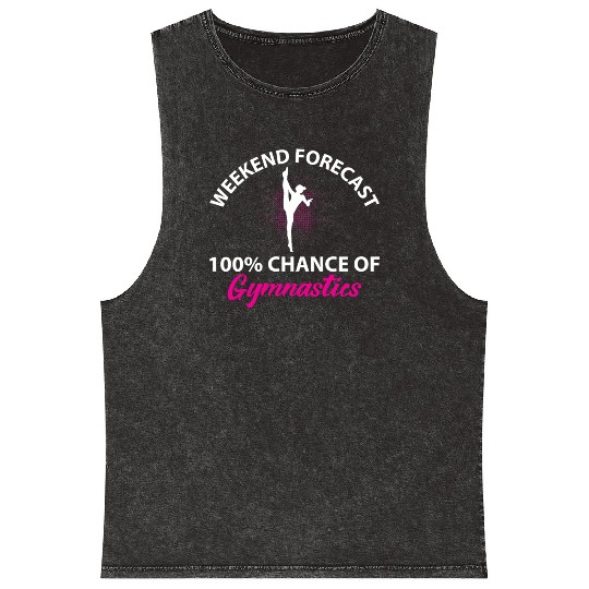 Gymnastics Gym Fitness Sports Training Mineral Wash Tank Tops