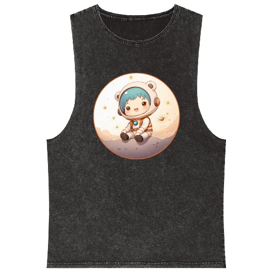 Astro Mineral Wash Tank Tops