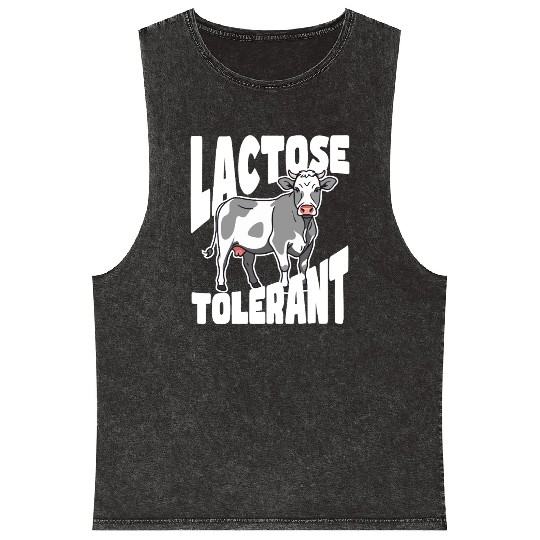Lactose Tolerant – Built Different Mineral Wash Tank Tops