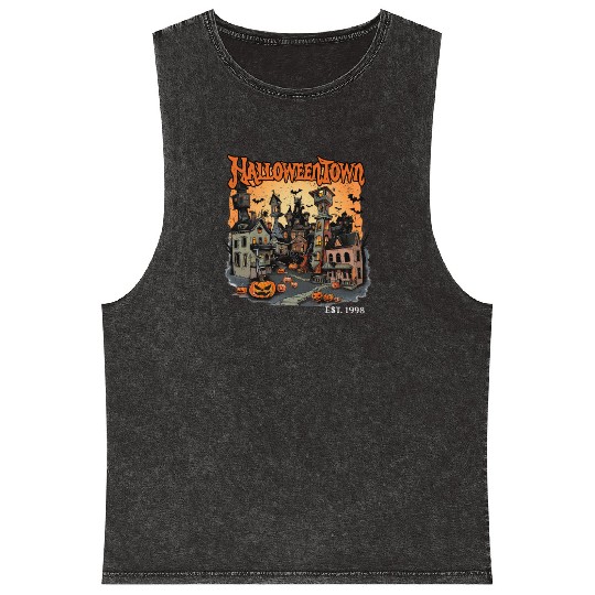 Halloween Town Mineral Wash Tank Tops