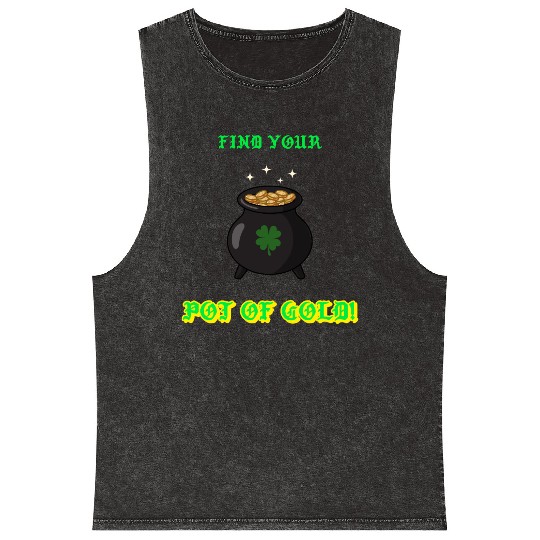 find your pot of gold Mineral Wash Tank Tops