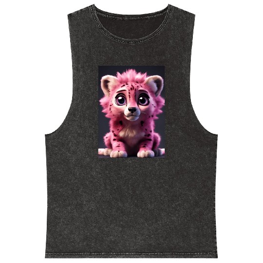 The Lion king Inspired Mineral Wash Tank Tops design.