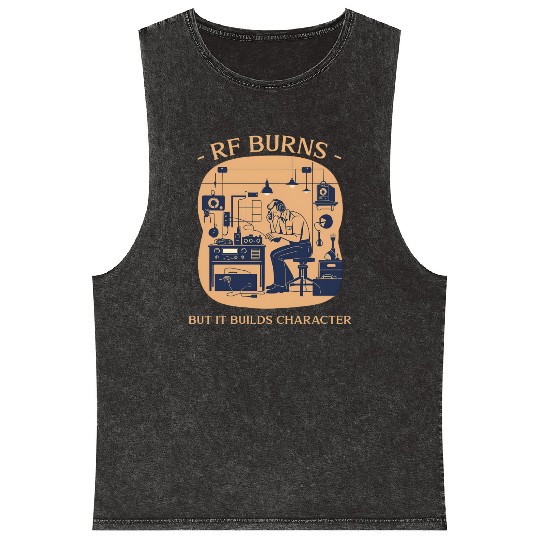 RF Burns, but it builds character Mineral Wash Tank Tops