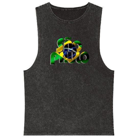 Sao Paulo Mineral Wash Tank Tops