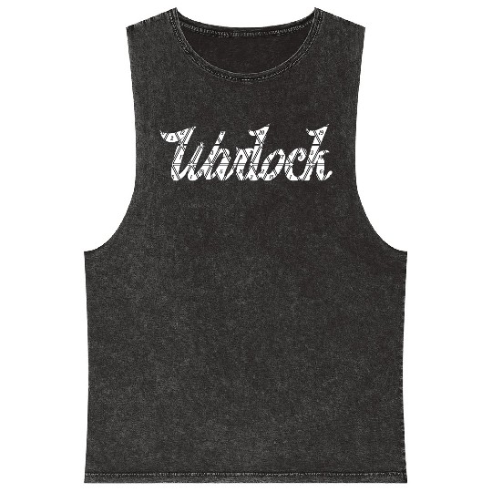 Warlock Invert Mineral Wash Tank Tops