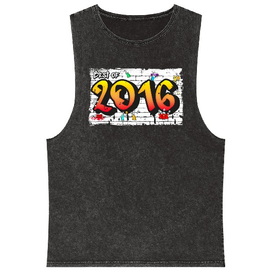 Urban Icon 2016 Graffiti – 9 Years of Bold Mineral Wash Tank Tops