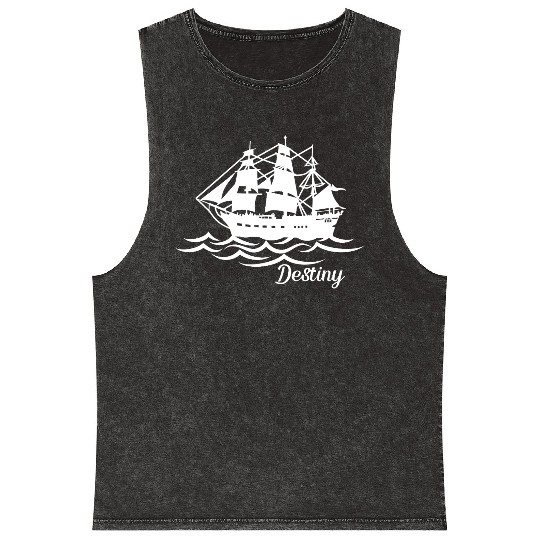 Destiny Ship Mineral Wash Tank Tops