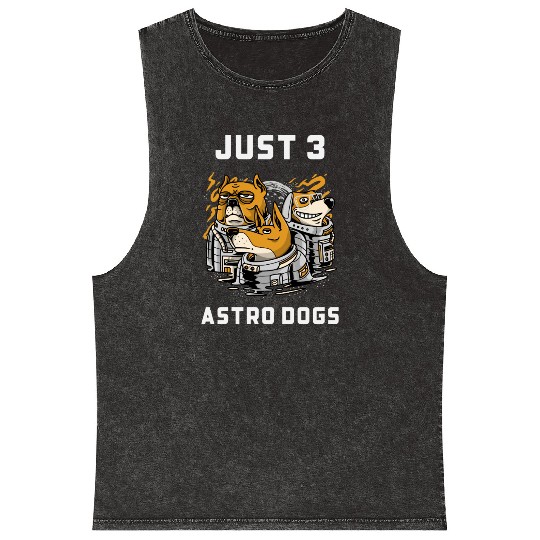 Just 3 Astro Dogs Best Selling Mineral Wash Tank Tops