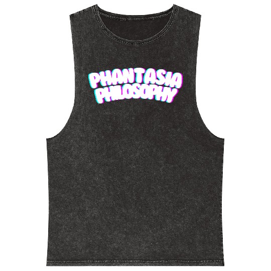 Phantasia Philosophy Mineral Wash Tank Tops