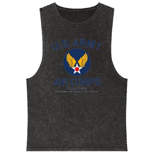 US Air Force 13 Mineral Wash Tank Tops