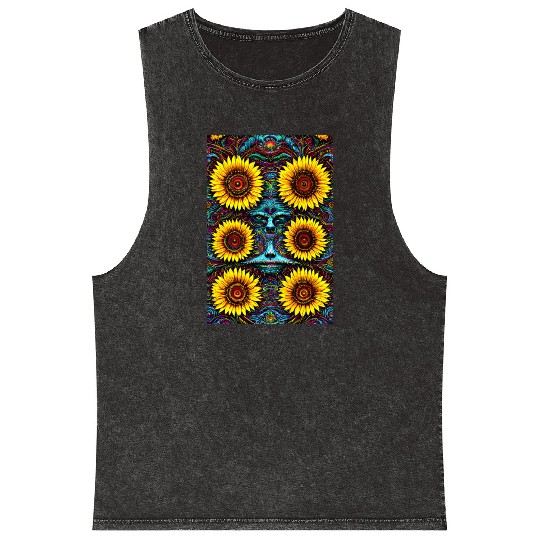 Being and Growth Mineral Wash Tank Tops