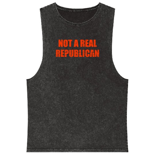 Not a real republican Mineral Wash Tank Tops