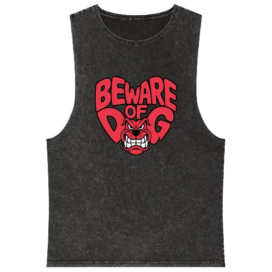Beware of DOG Mineral Wash Tank Tops