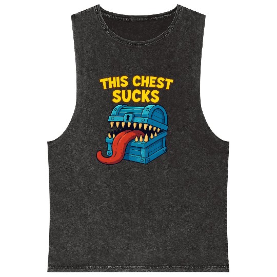 Medieval Knight, Wizard and Monster Mineral Wash Tank Tops