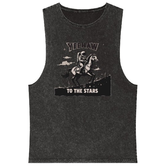 Space Cowboy Yeehaw Mineral Wash Tank Tops