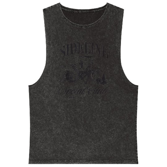 Soccer Mom Sideline Club Women Game Day Vibes Mineral Wash Tank Tops