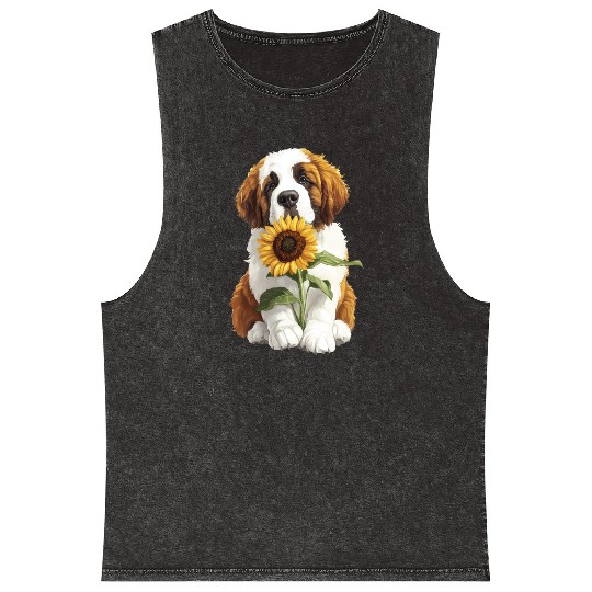 Saint Bernard Mineral Wash Tank Tops